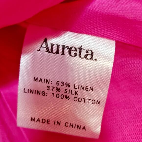 Aureta. Serendipity Mini Dress in Hot Pink XS - Picture 8 of 14
